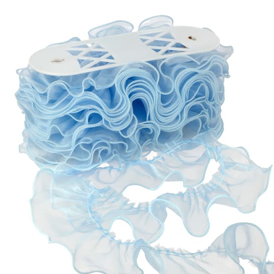 3" Organza Ruffle Wired Trim by Celebrate It